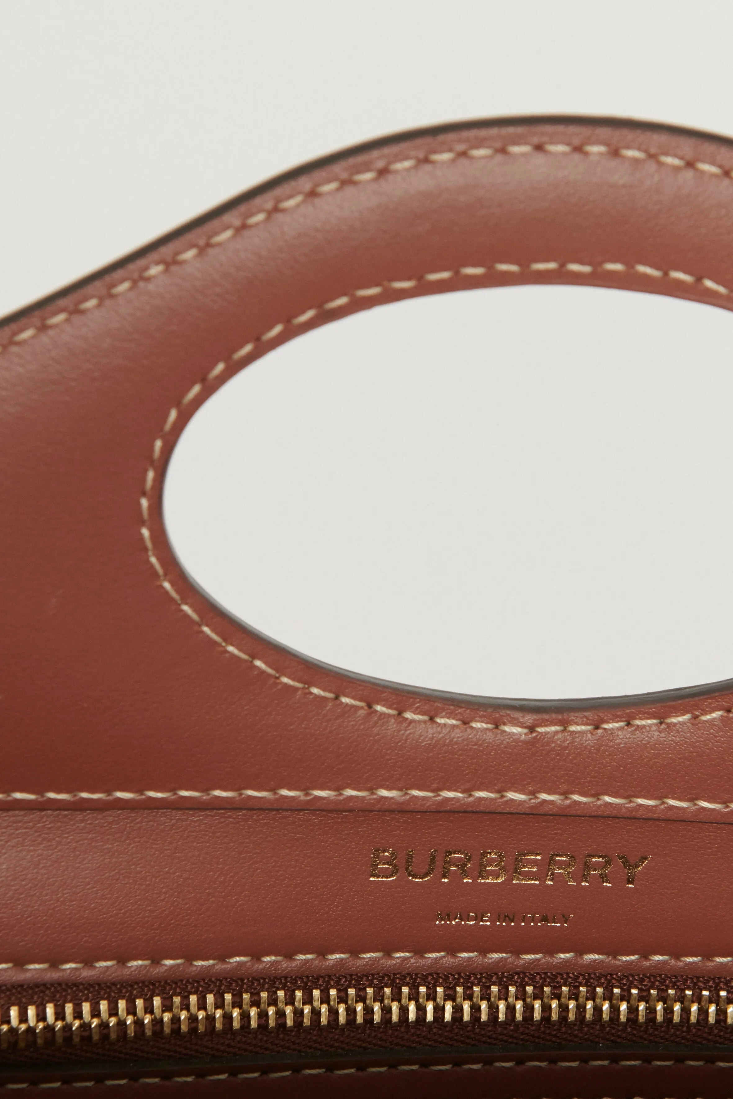 2020 Two-Tone Mini Canvas and Leather Preowned Bag