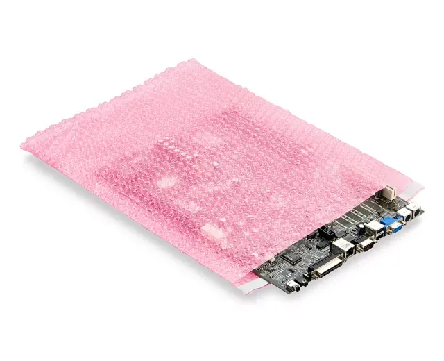 Anti-Static Bubble Bags - Self-Seal, 12 x 15 1⁄2"
