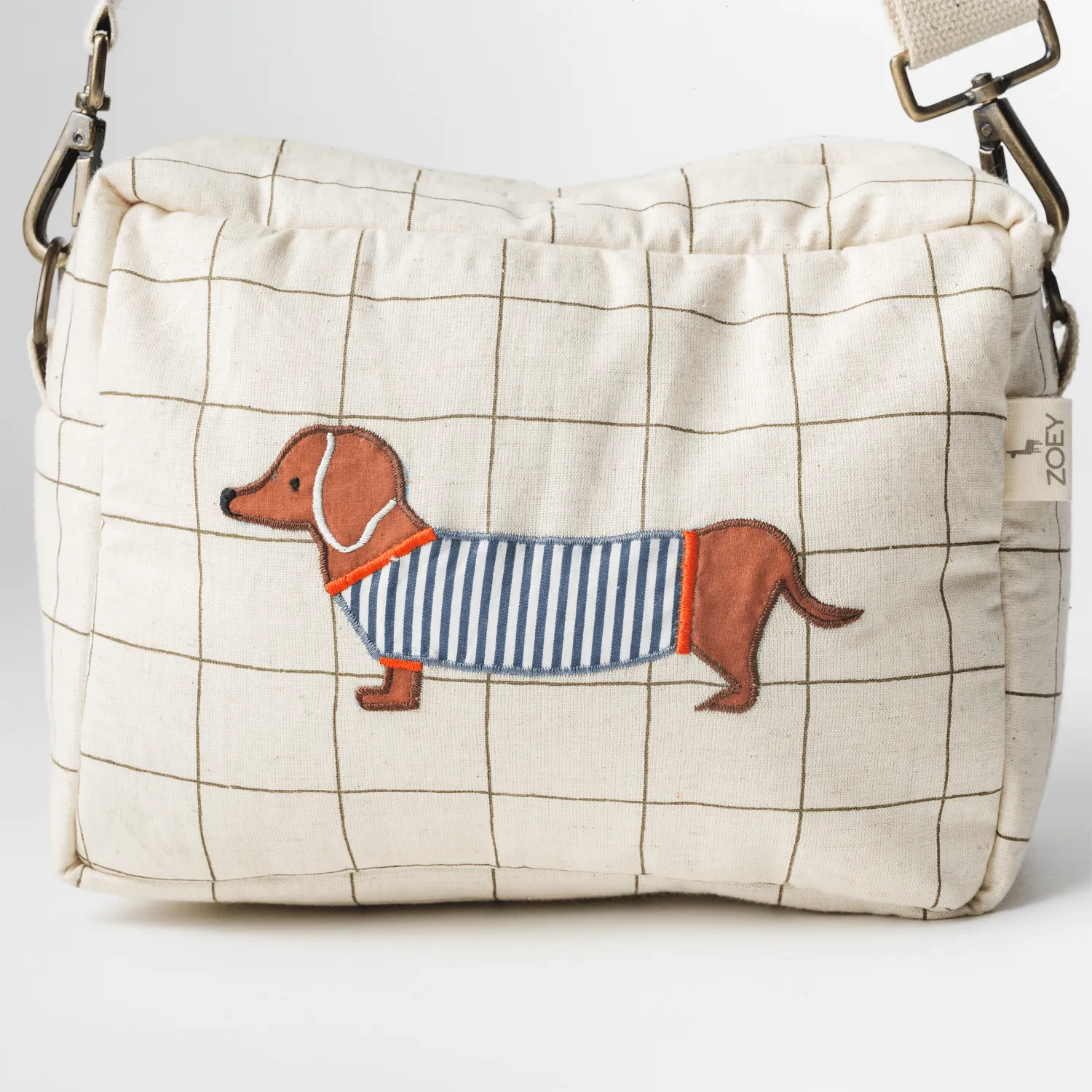 Barkstreet Boys Cotton Sling Bag (Handcrafted Patchwork)