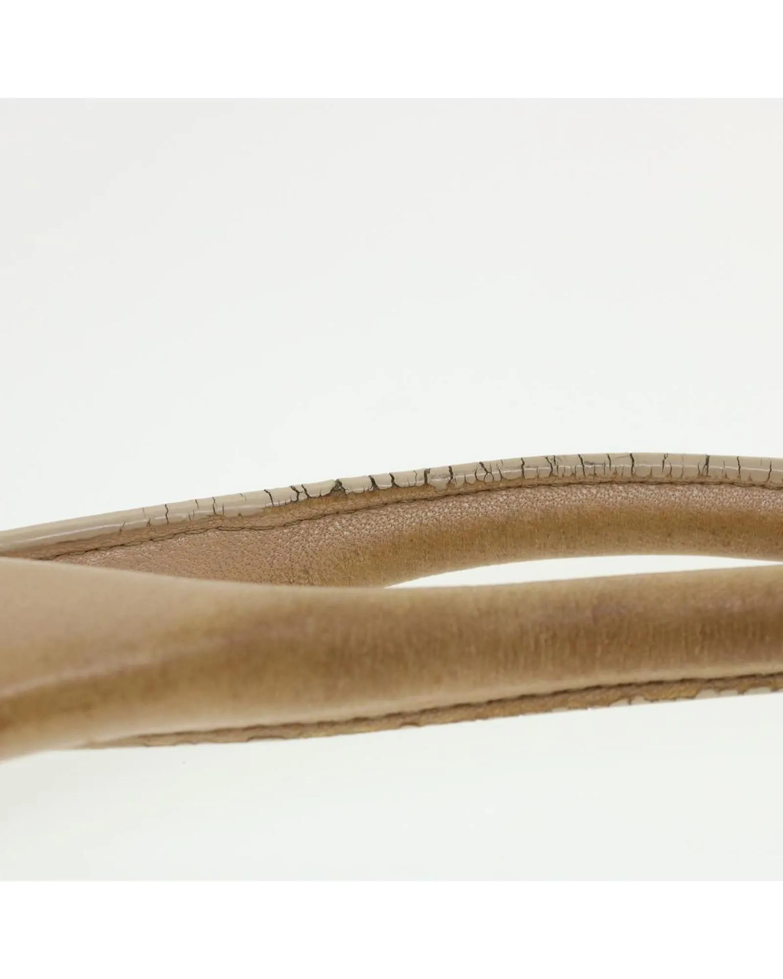 Beige Leather Shoulder Bag by Celine