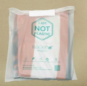 Biodegradable Water-Soluble Garment Packing Bags - Pack of 100 - Large