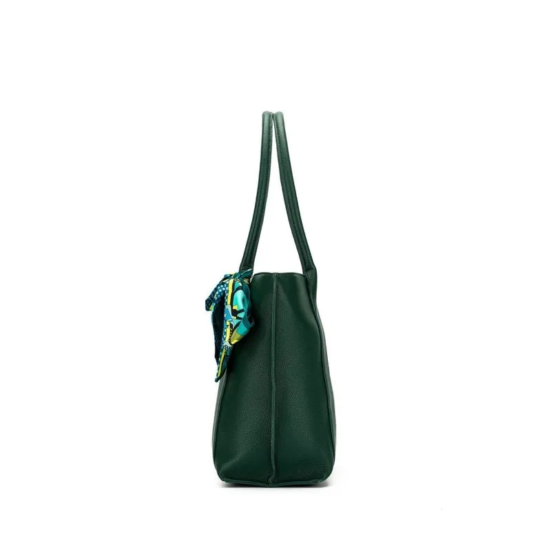 Black Caviar Designs | Carolyn 3pc Handbag - Dark Green