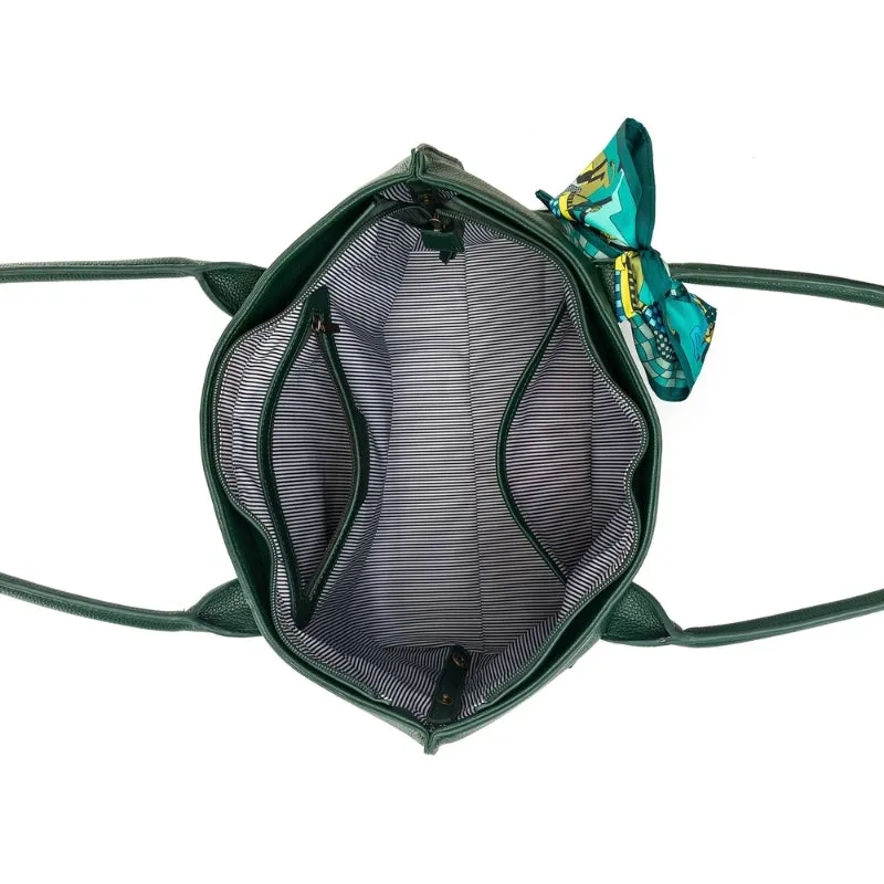 Black Caviar Designs | Carolyn 3pc Handbag - Dark Green