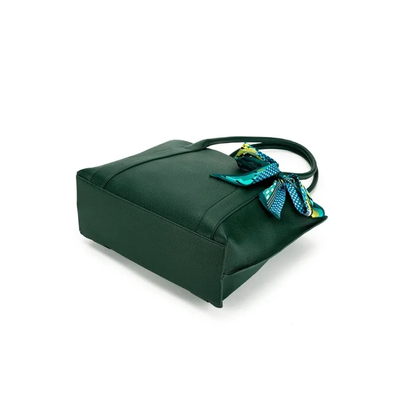 Black Caviar Designs | Carolyn 3pc Handbag - Dark Green