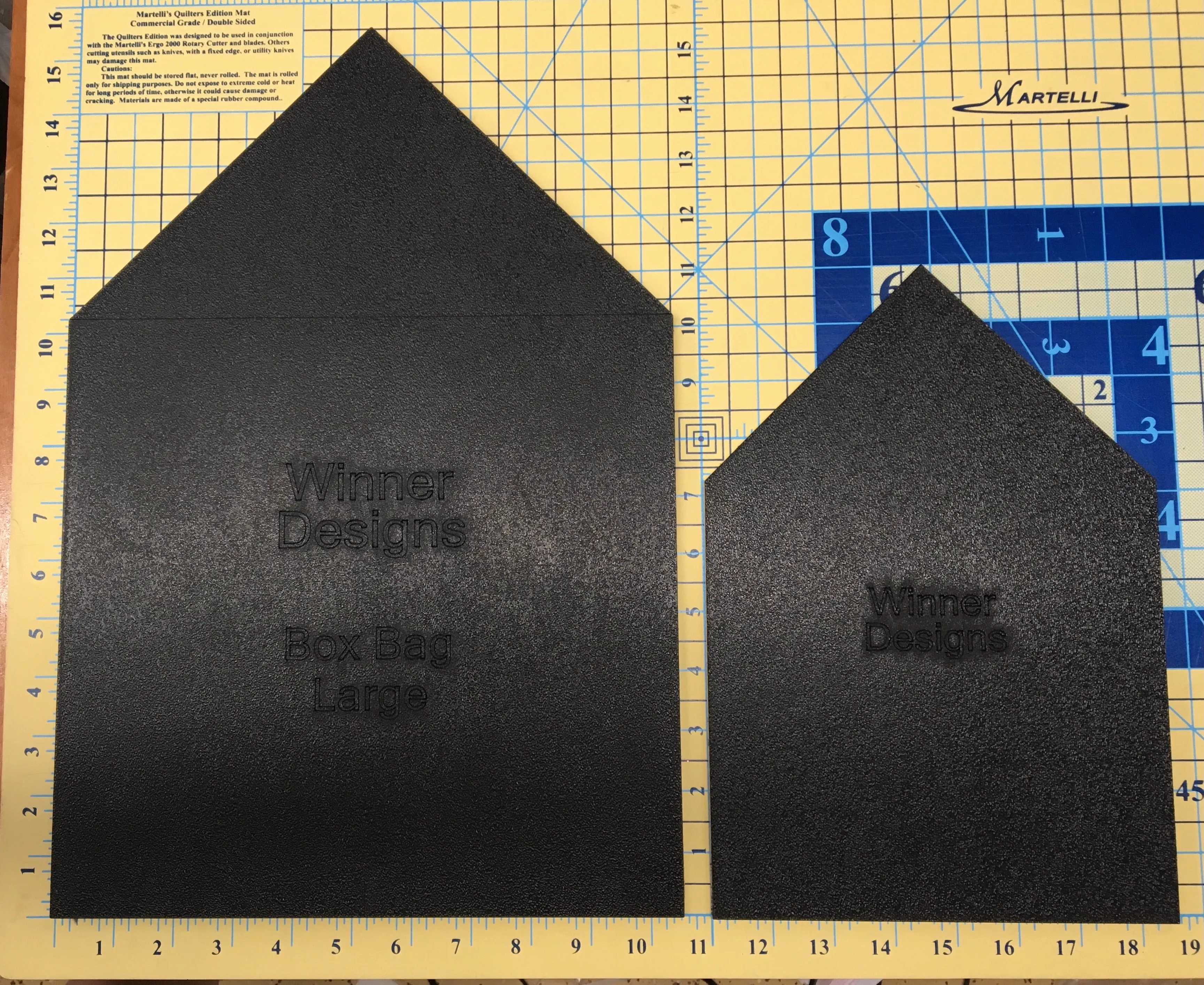 Box Bag 2 Templates, 1 Fussy Cut Frame Bundle plus The Original L Bag Pattern
