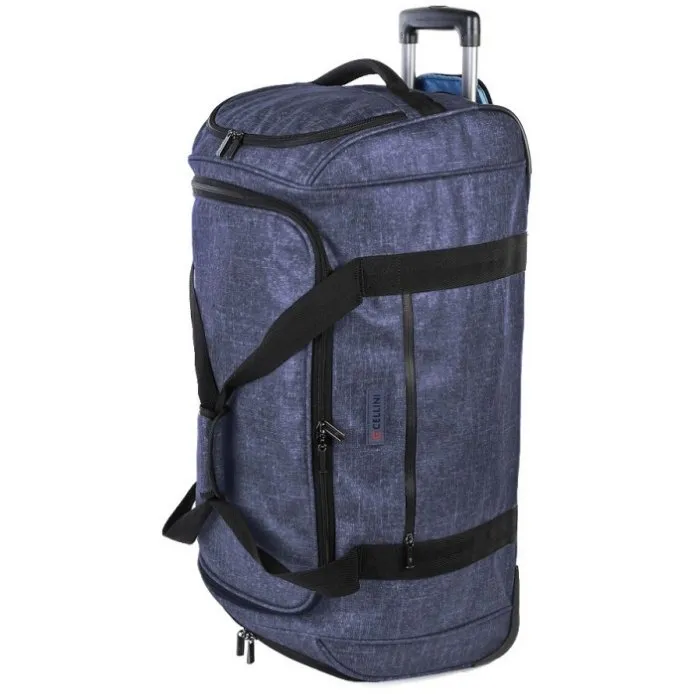 Cellini Origin 75cm Large Trolley Duffle Blue