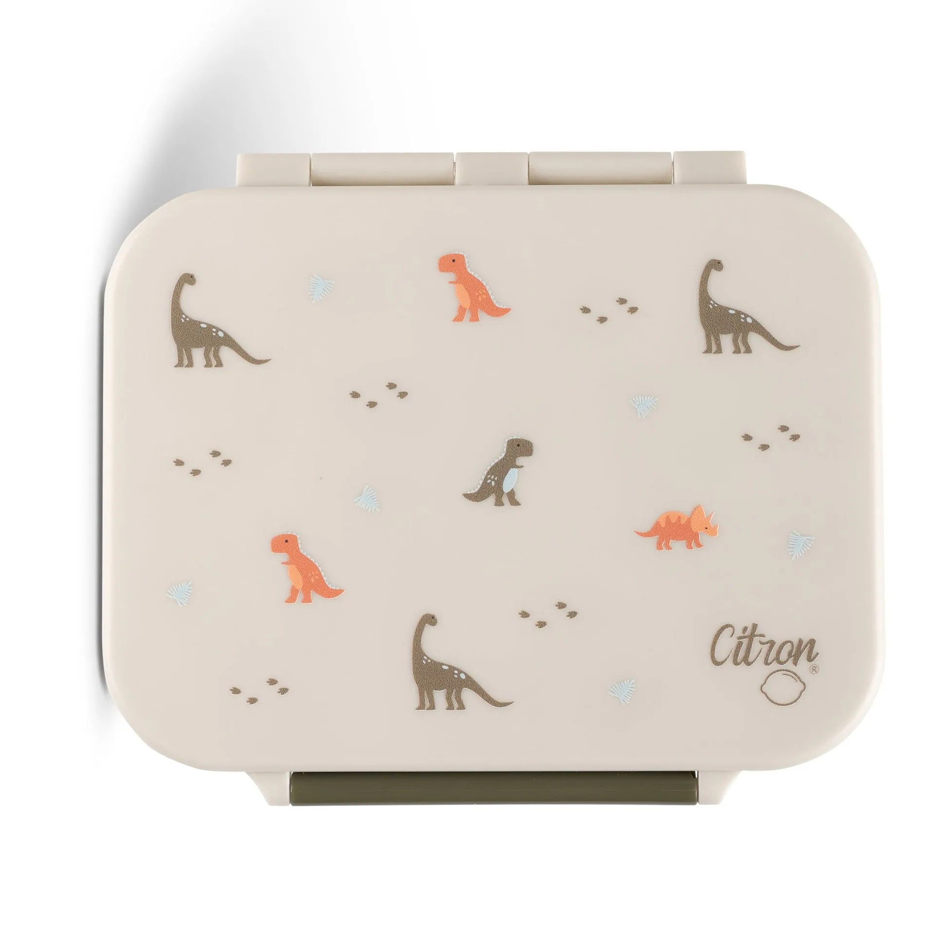 Citron Absolut Tritan Snackbox - Dino - Green