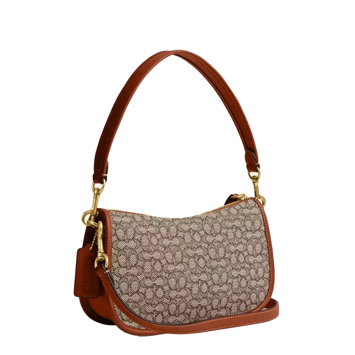 Coach Mini Signature Jacquard Swinger