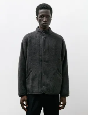 Contour Brushed Wool Mohair Slate