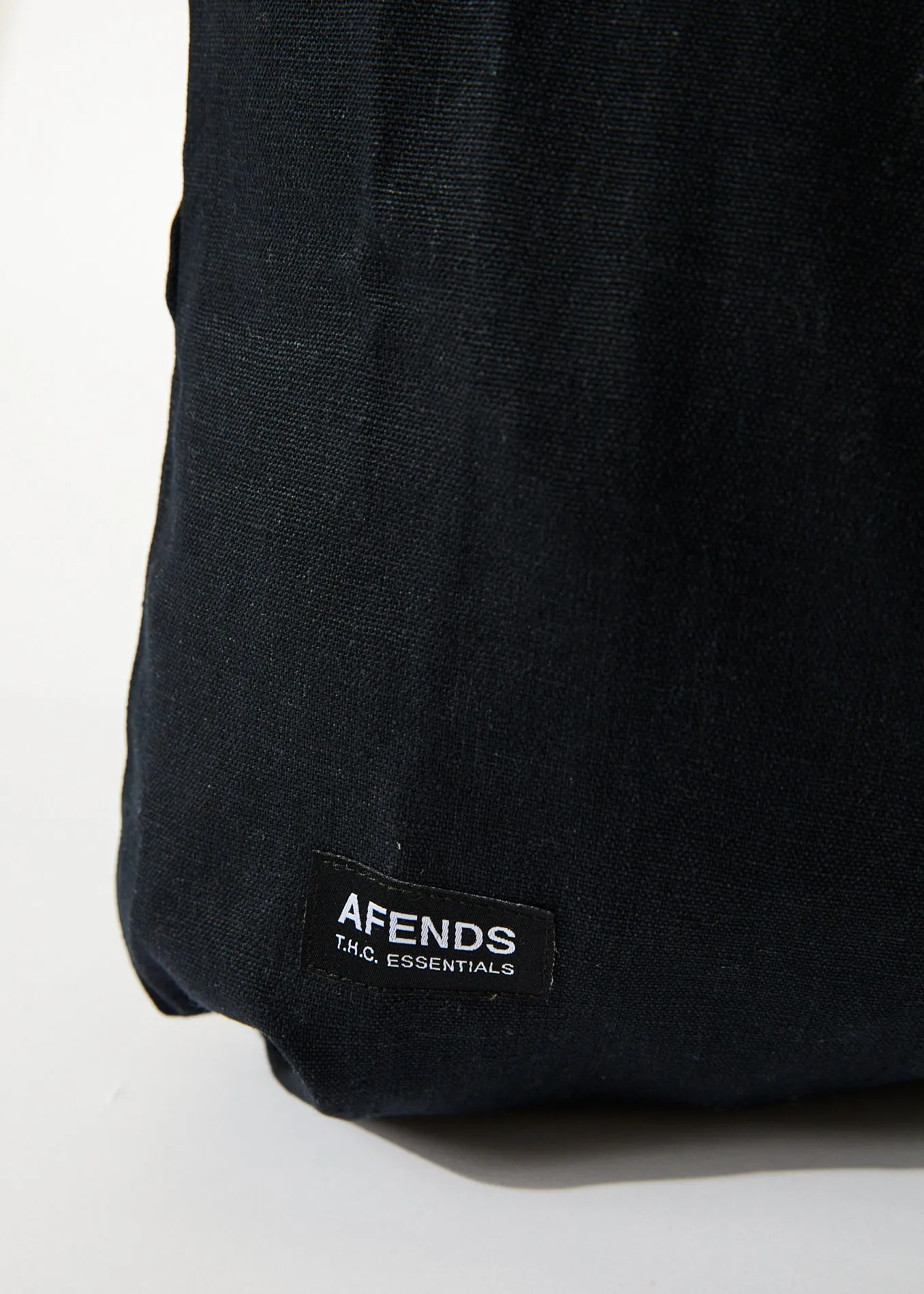 Crucial Hemp Tote Bag - Black