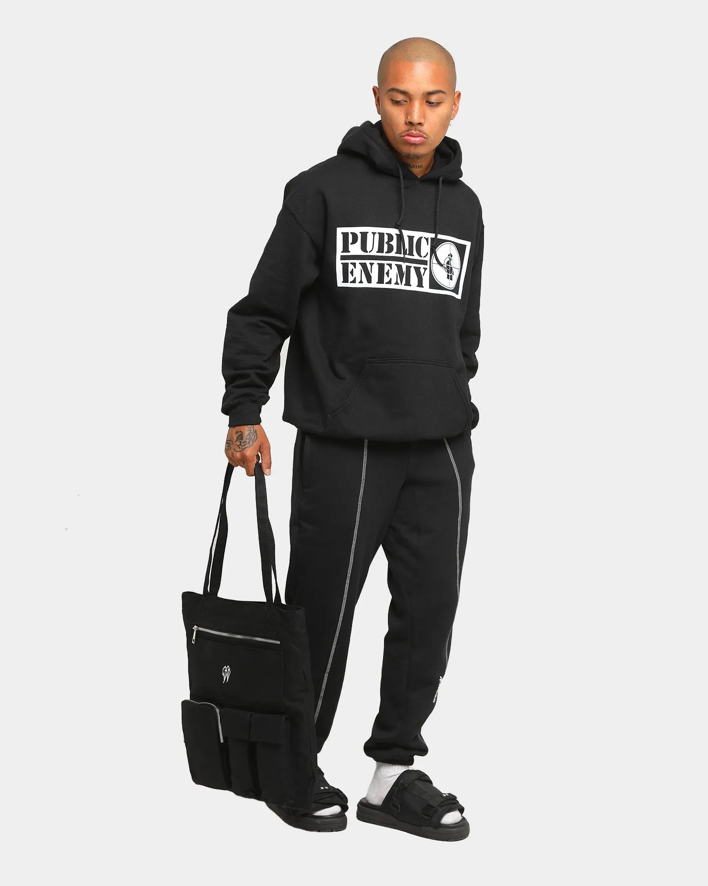 EN ES Utility Tote Bag Black