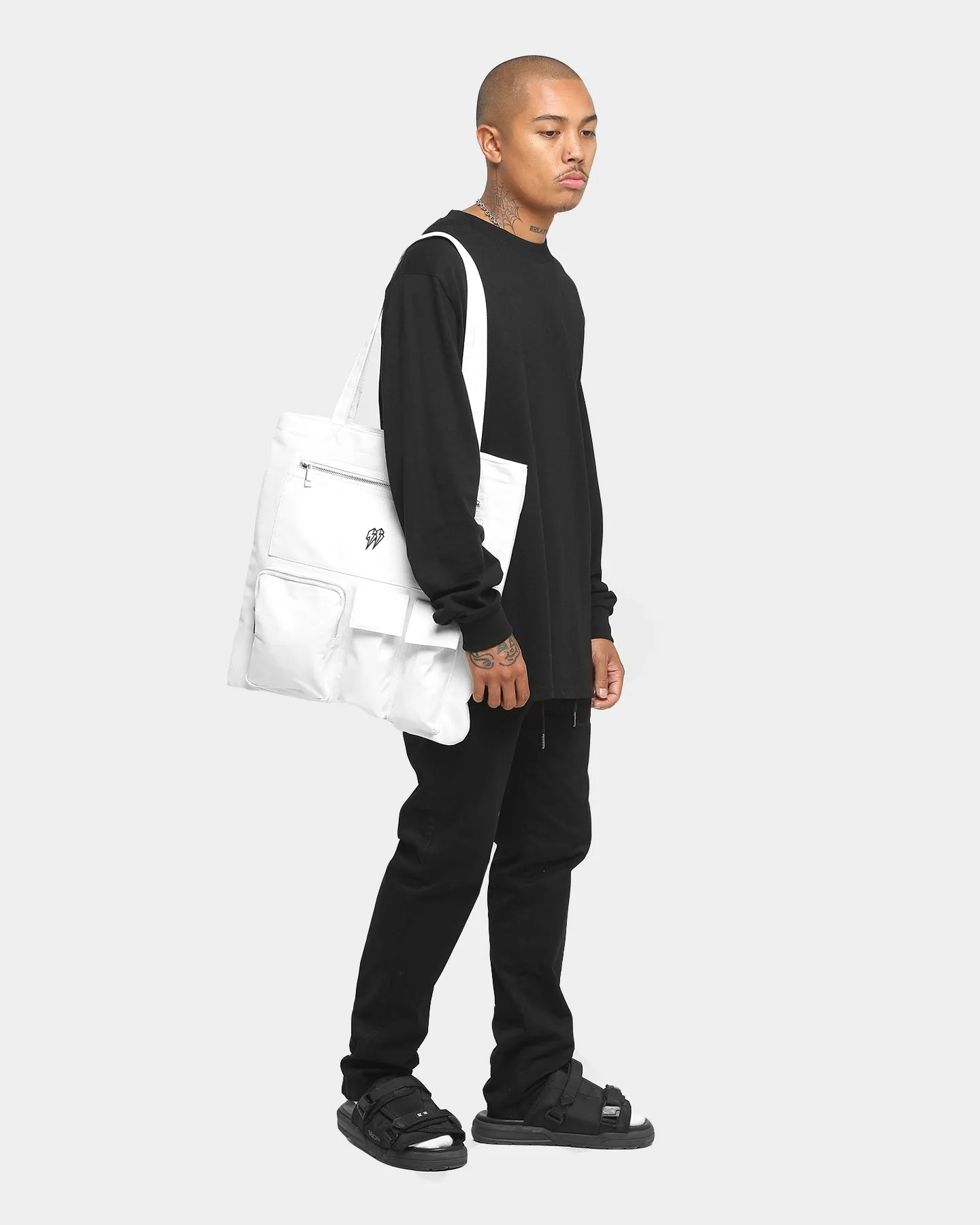 EN ES Utility Tote Bag Off White