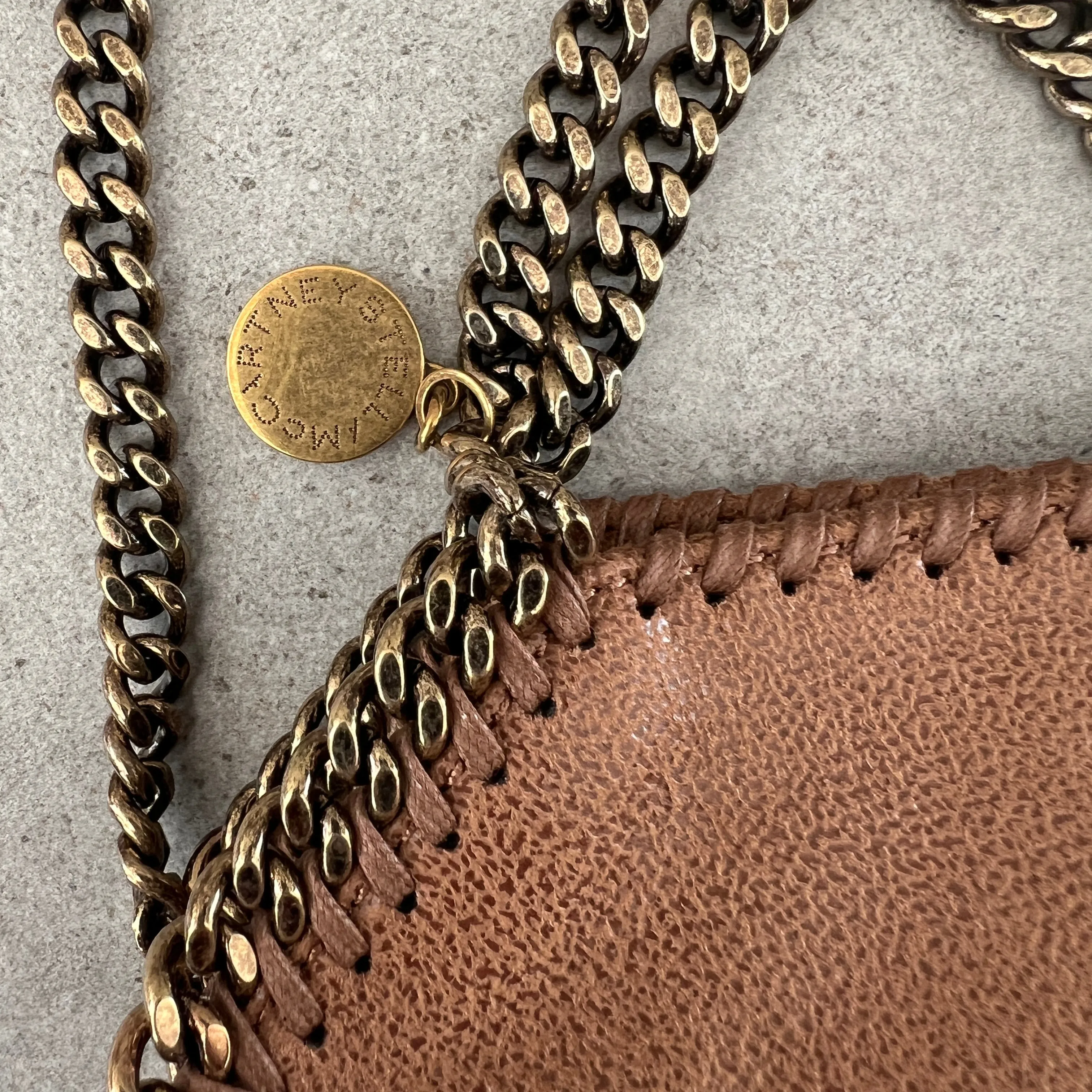 Falabella Tiny Tote Eco Deer (AG), Pecan
