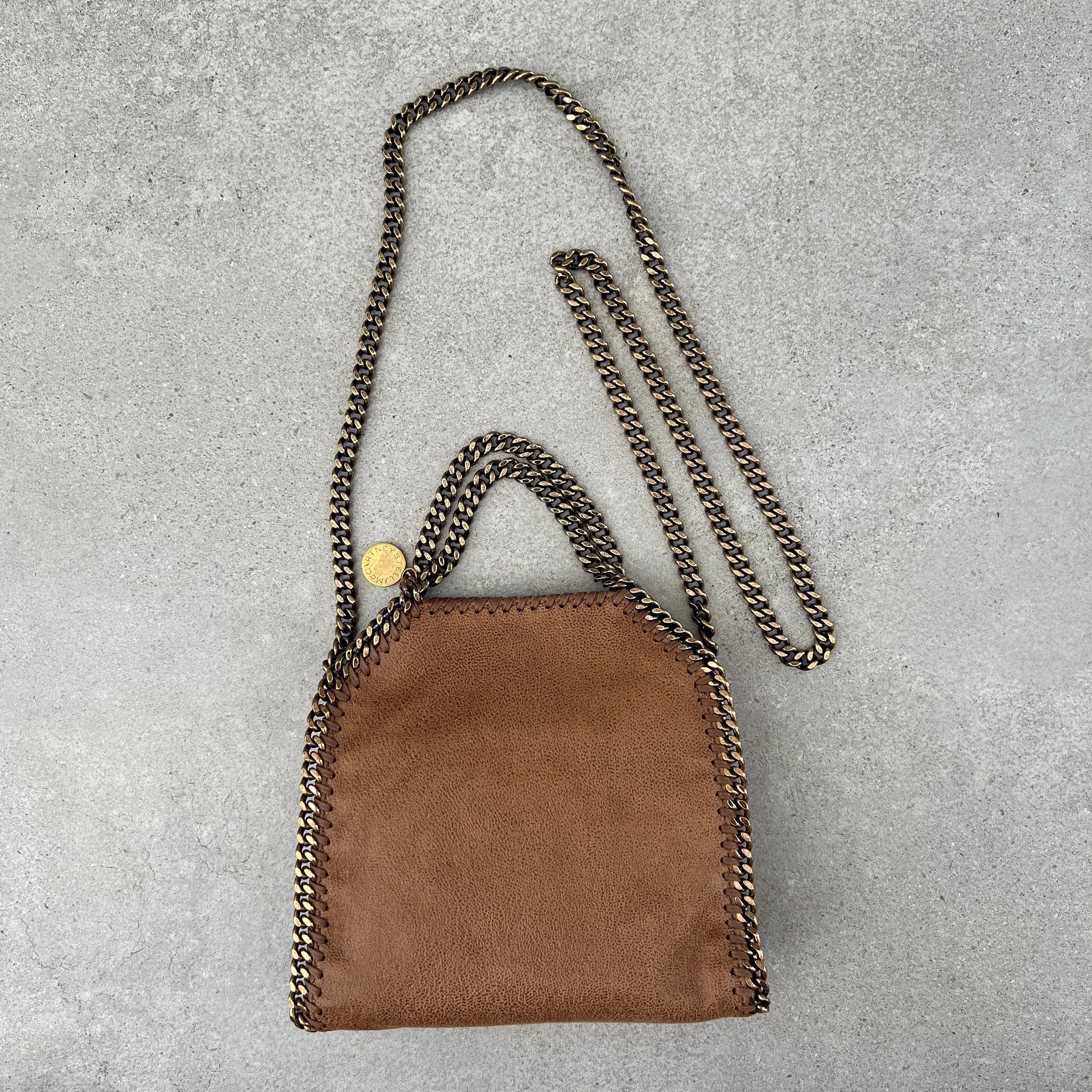 Falabella Tiny Tote Eco Deer (AG), Pecan
