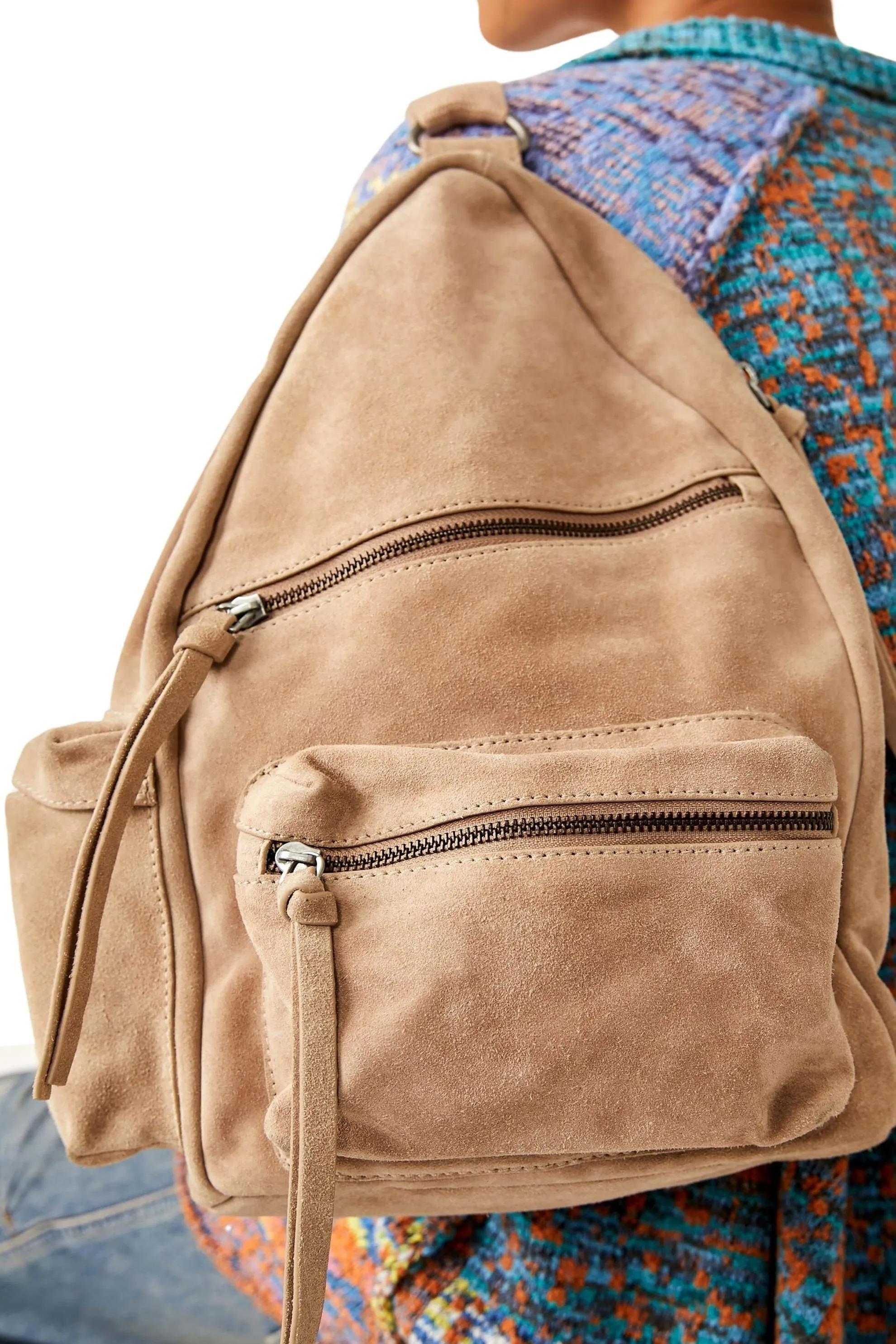 Free People Oxford Suede Sling Bag