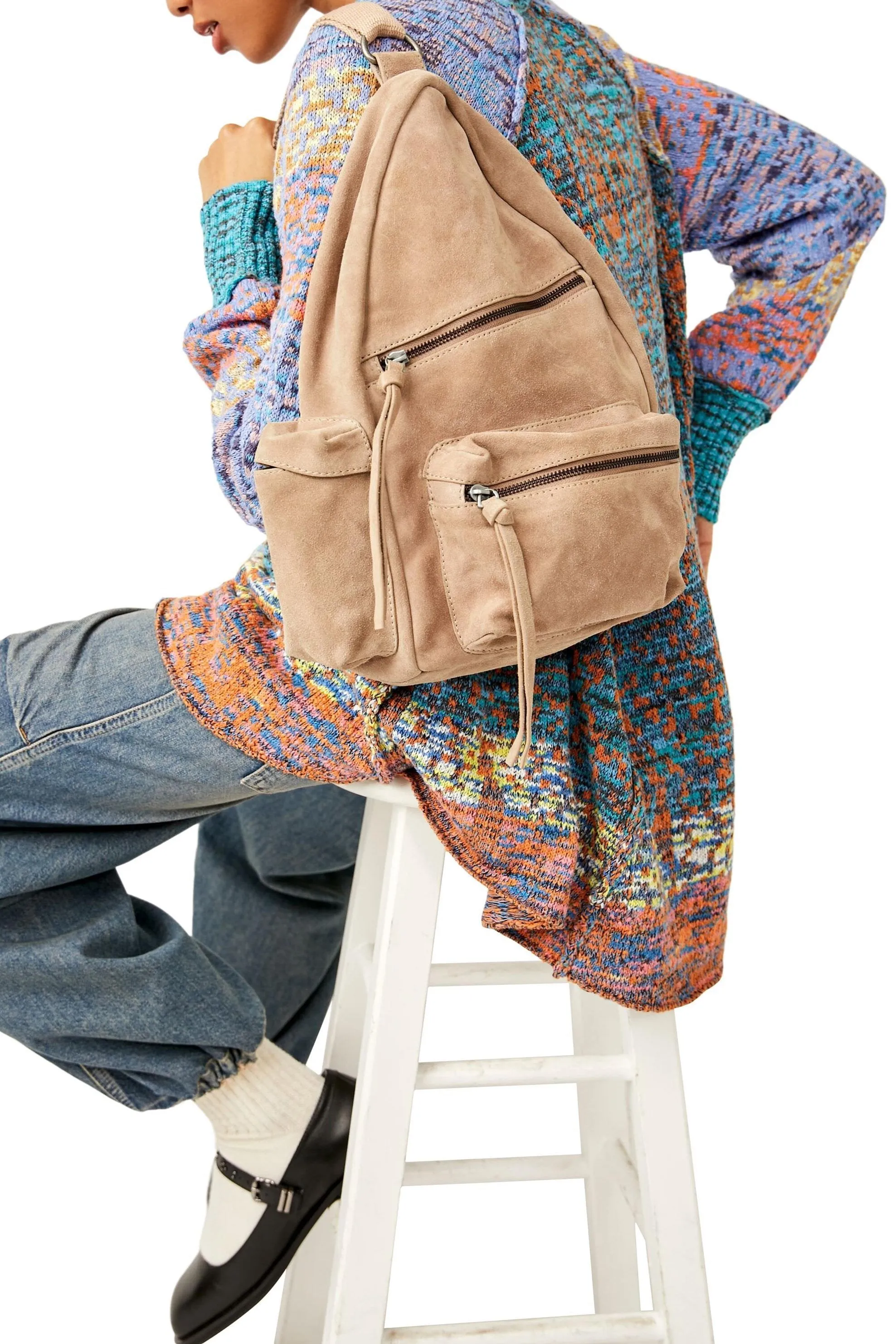 Free People Oxford Suede Sling Bag