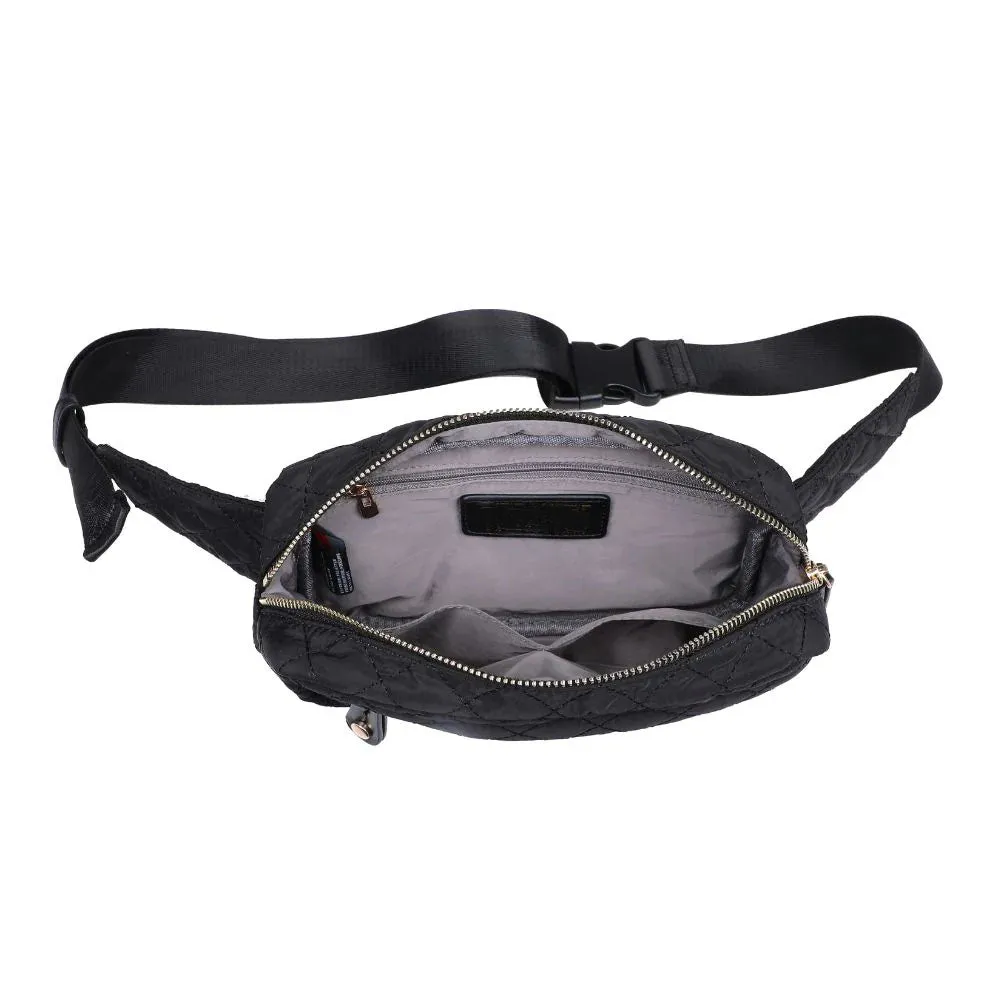 Gina Quilted Nylon Belt Bag