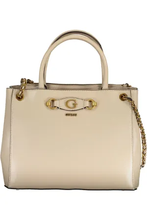 Guess Jeans Beige Polyethylene Women Handbag