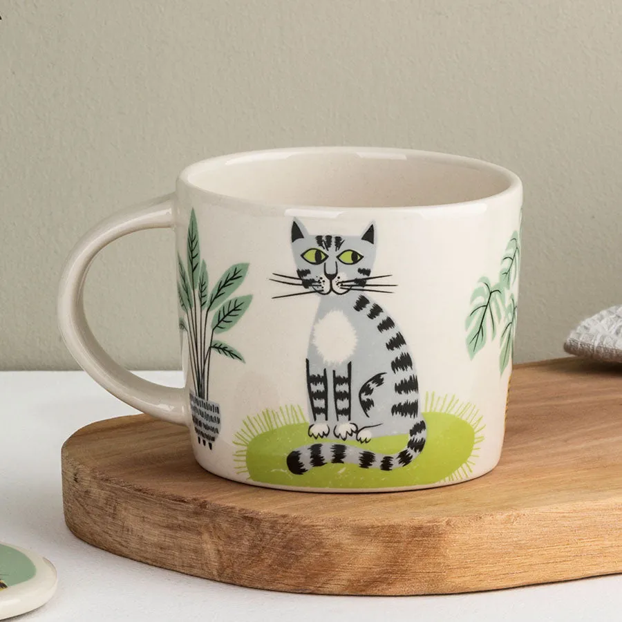 Handmade Ceramic Cat Mug