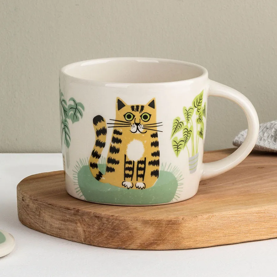 Handmade Ceramic Cat Mug