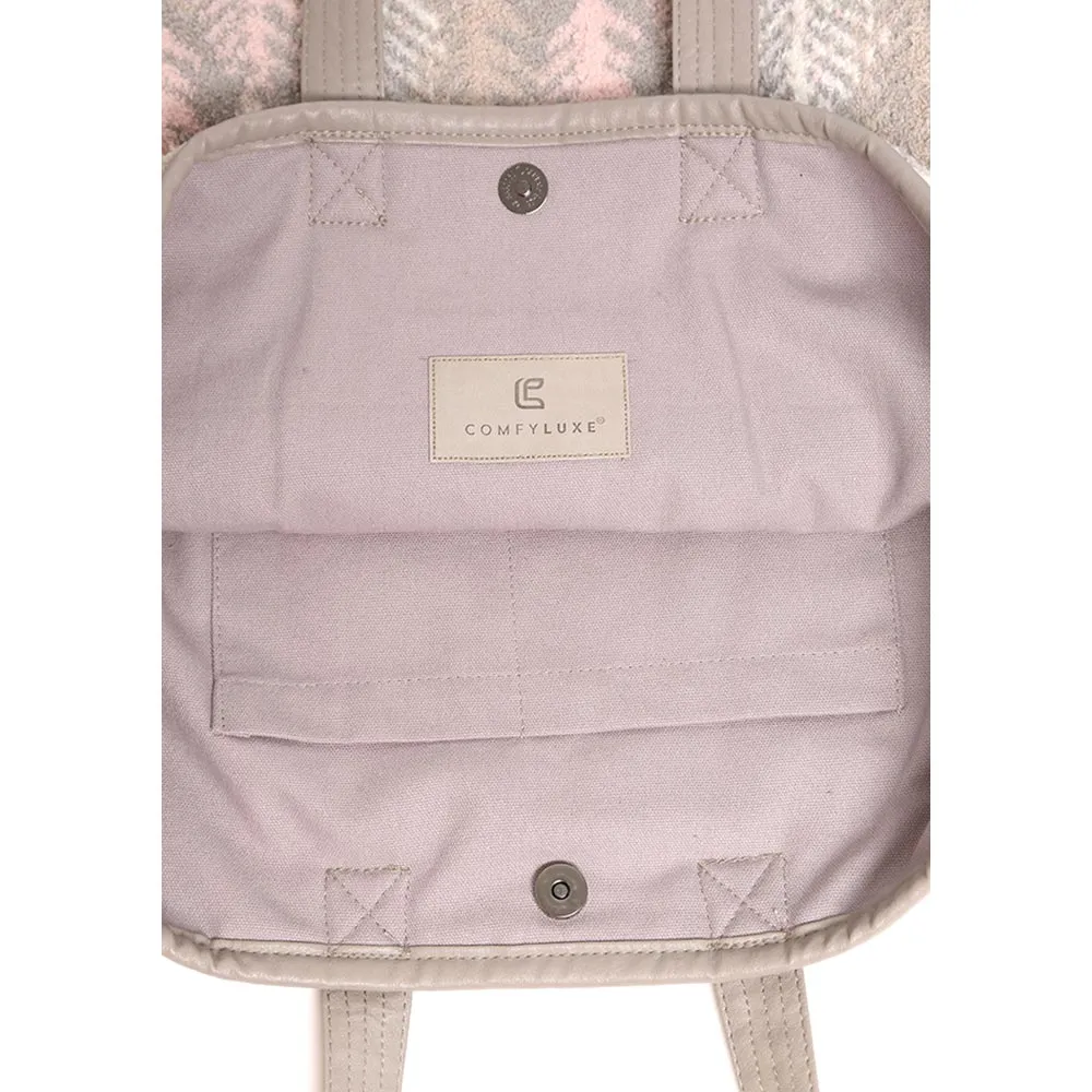 iLLASPARKZ Feather Patterned Tote Bag