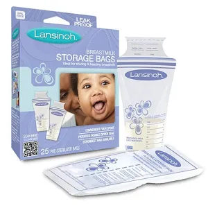 LANSINOH - Breastmilk Storage Bags - 25 Bags