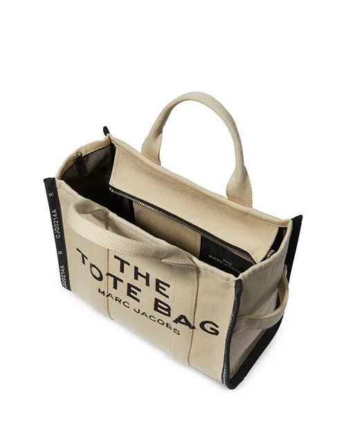 MARC JACOBS Medium Jacquard Tote Bag, Tan/Beige