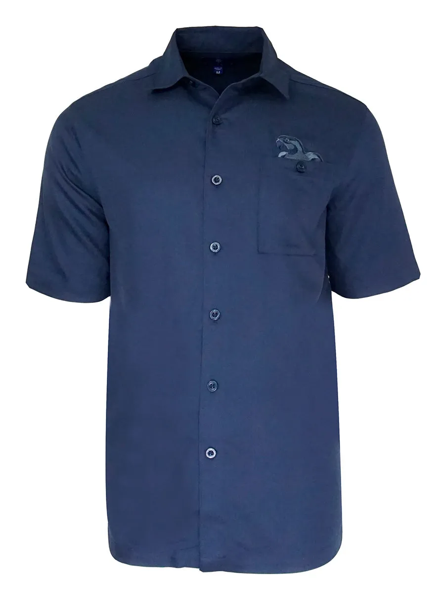 Men's Modal Embroidery Shirt - Polly's Drink