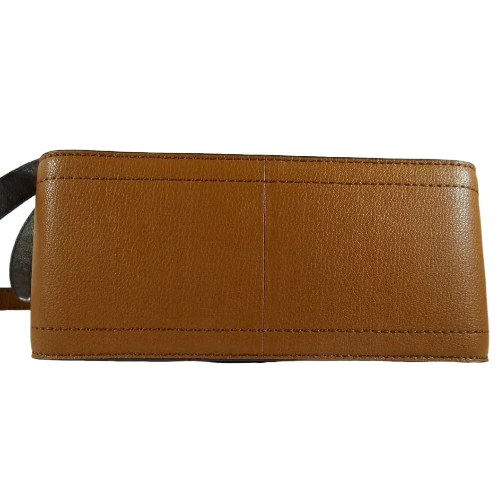 Michael Kors Sylvia Luggage Leather Convertible