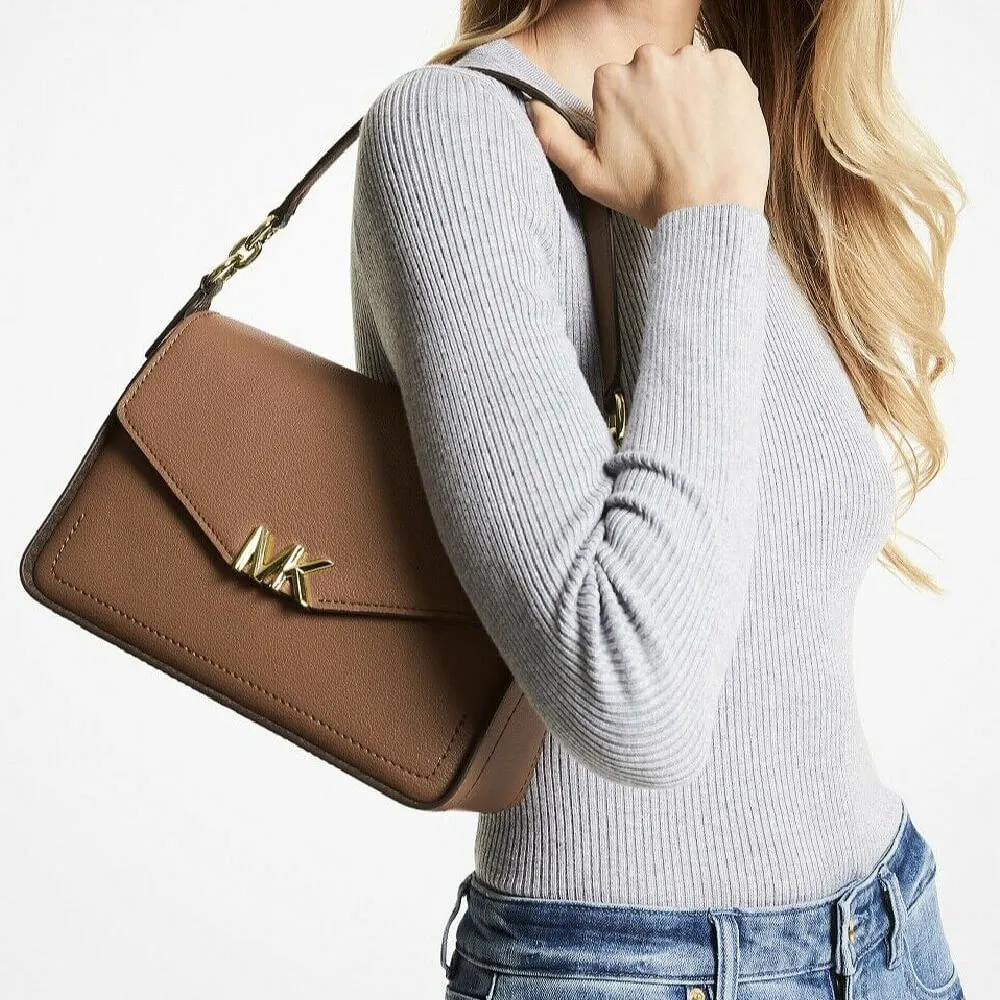 Michael Kors Sylvia Luggage Leather Convertible