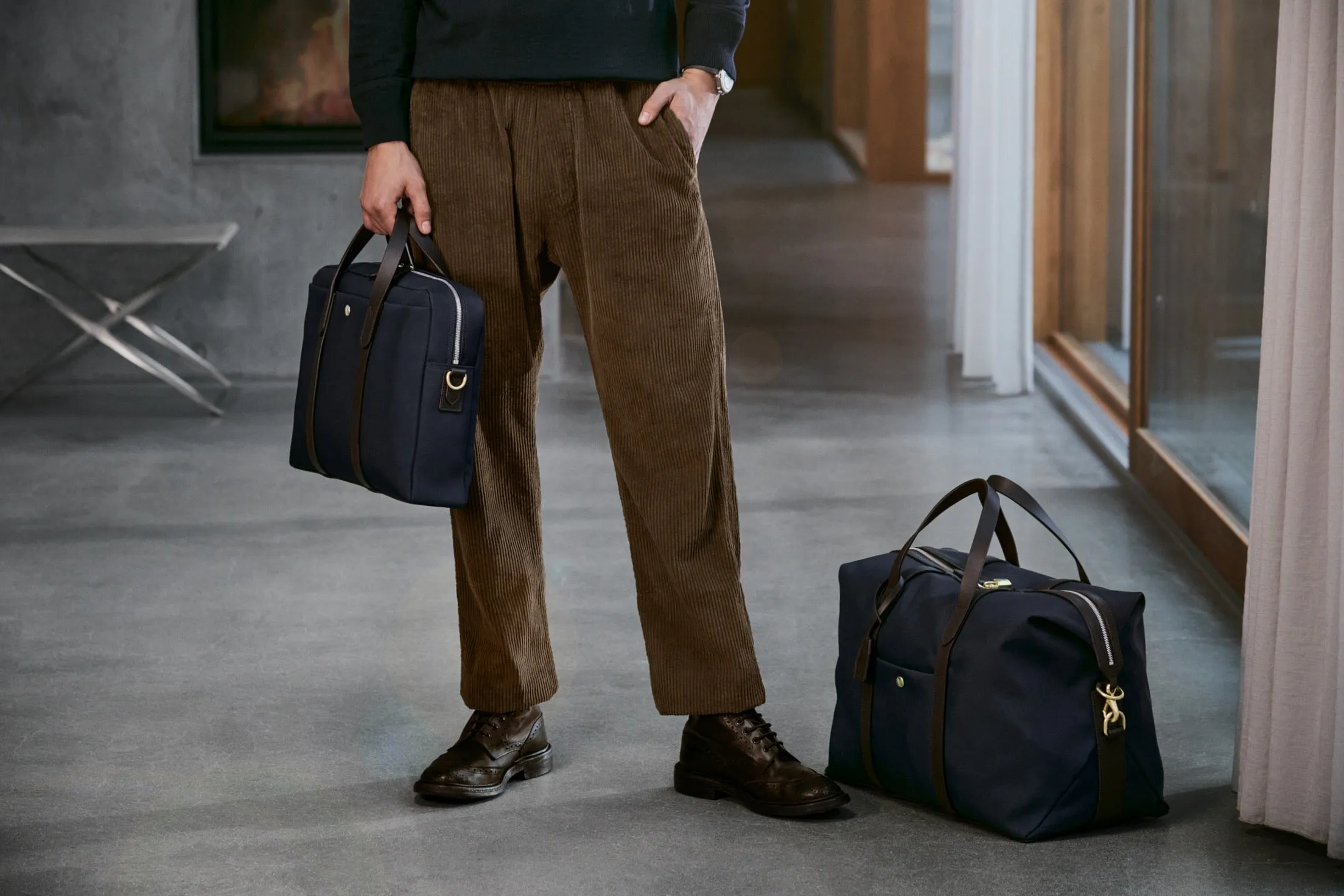 M/S Avail – Army/Dark Brown