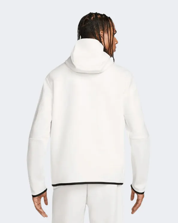 Nike Sportswear Tech Fleece Men Lifestyle Hoody White/Black Cu4489-030