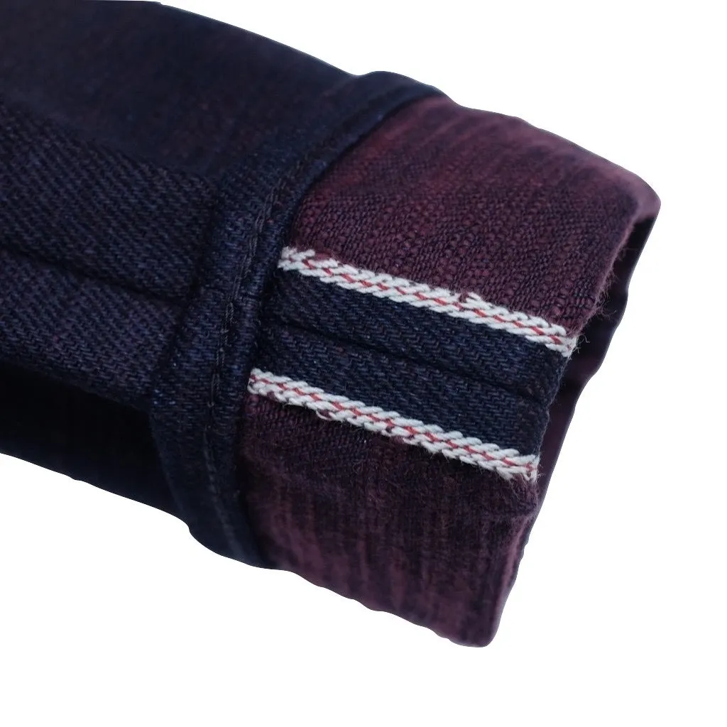 ODJB010 18oz. "Wine Weft" Selvedge Jeans (High Tapered)