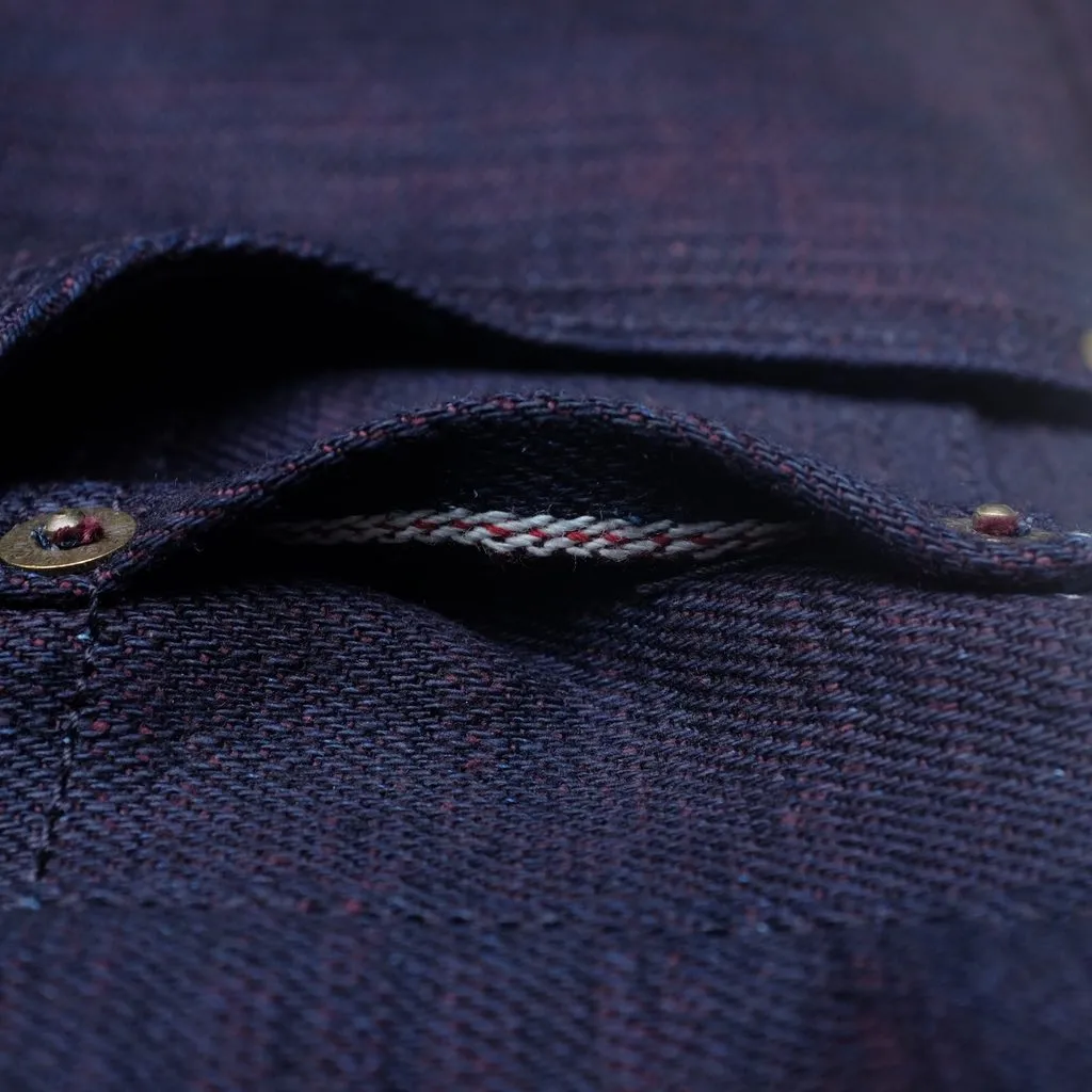ODJB010 18oz. "Wine Weft" Selvedge Jeans (High Tapered)