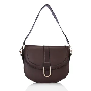 Paloma dark brown crossbody