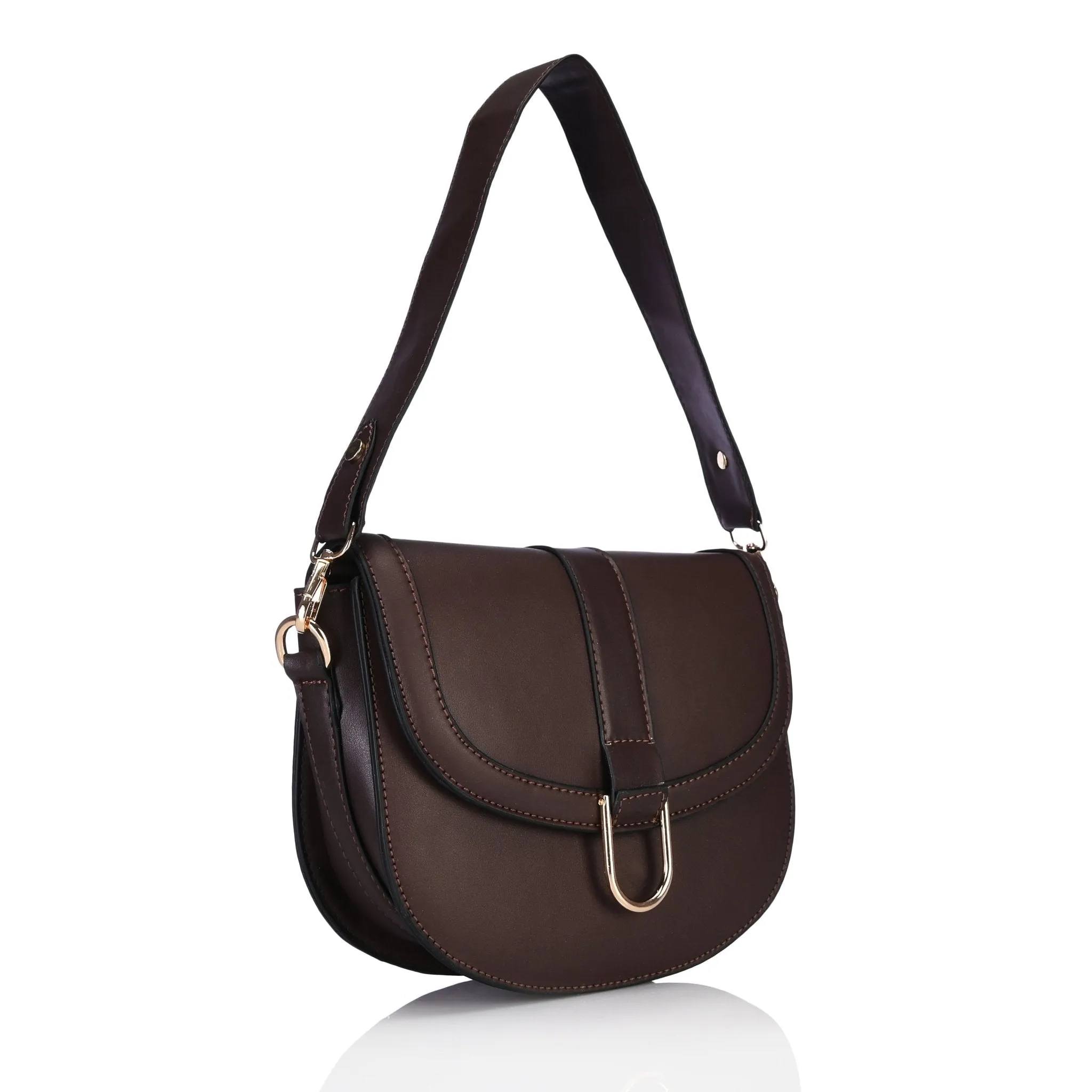Paloma dark brown crossbody