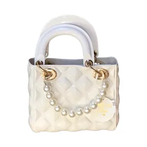 Pearl White Purse