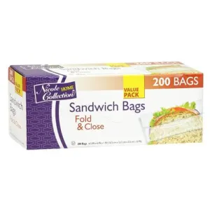 Premium Heavy Weight Plastic Fold And Close Storage Bags<br/>Size Options: 6.5inchx6inch Storage Bag