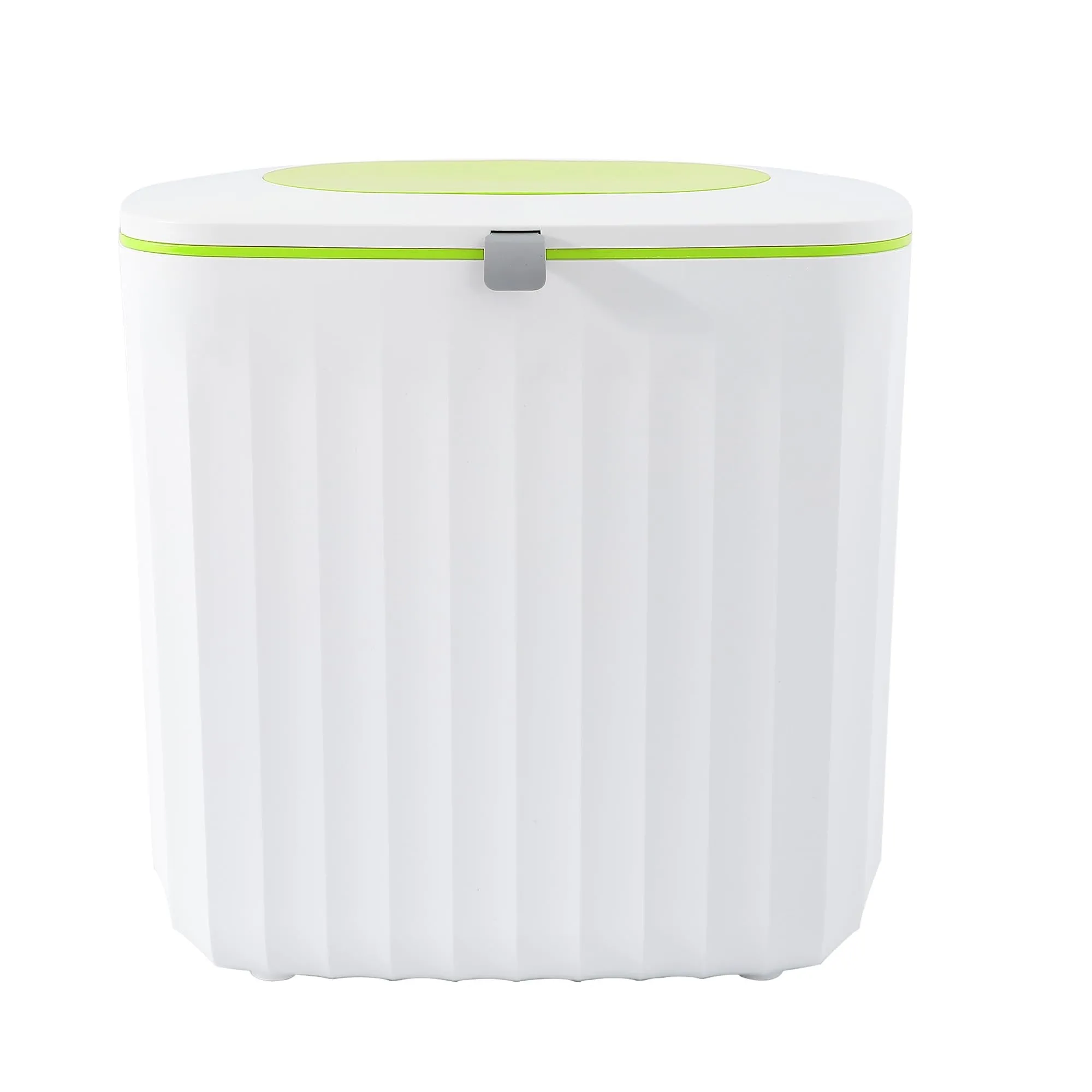 The Better Home 8L Dustbin For Kitchen | Dustbin For Bathroom | 25 cm Automatic Smart Sensor Dustbin For Bedroom | Steel Dustbin With Lid | Dustbin For Office | Garbage Bin - Green
