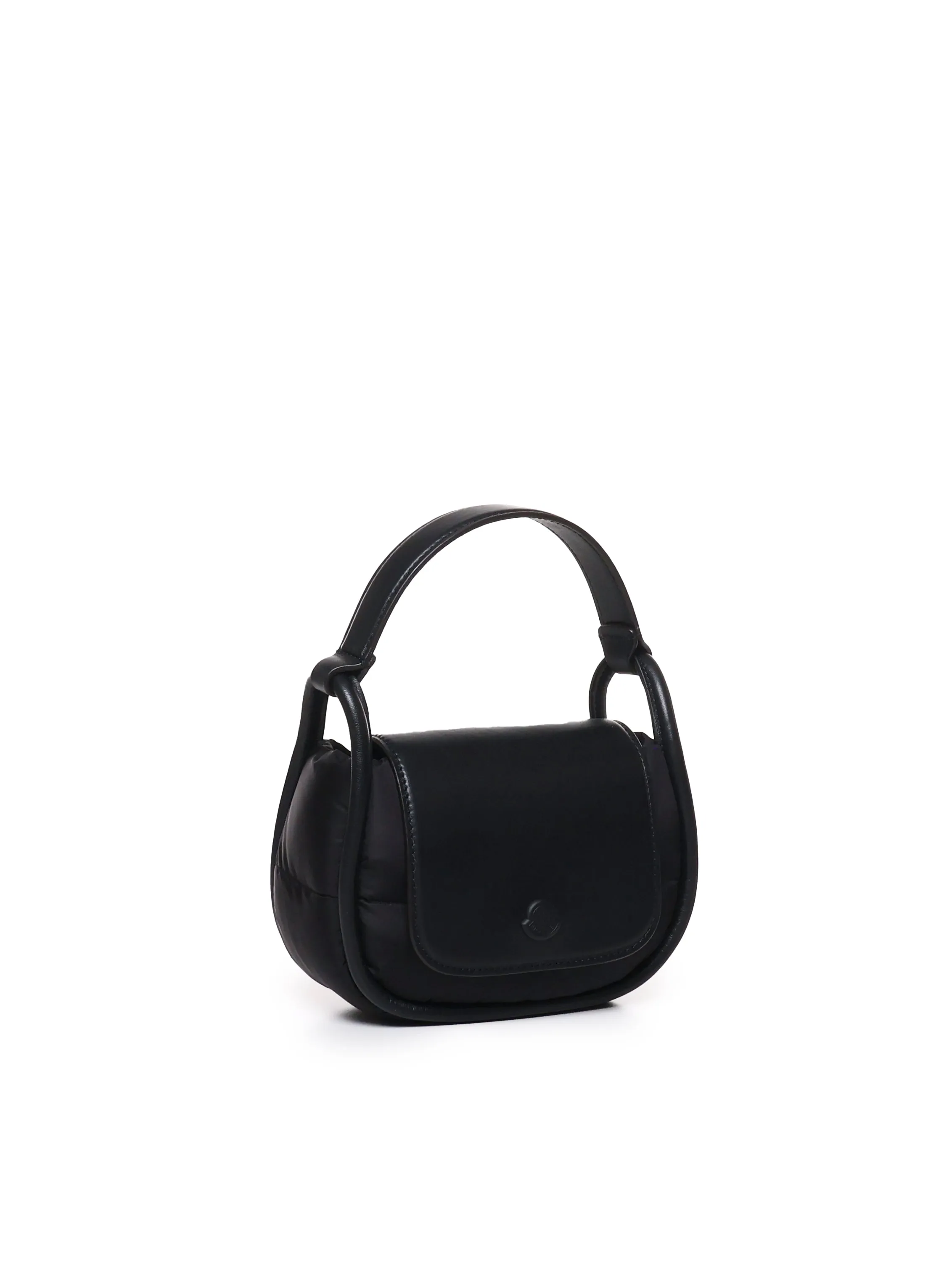 Tiarna Black Leather Crossbody Bag