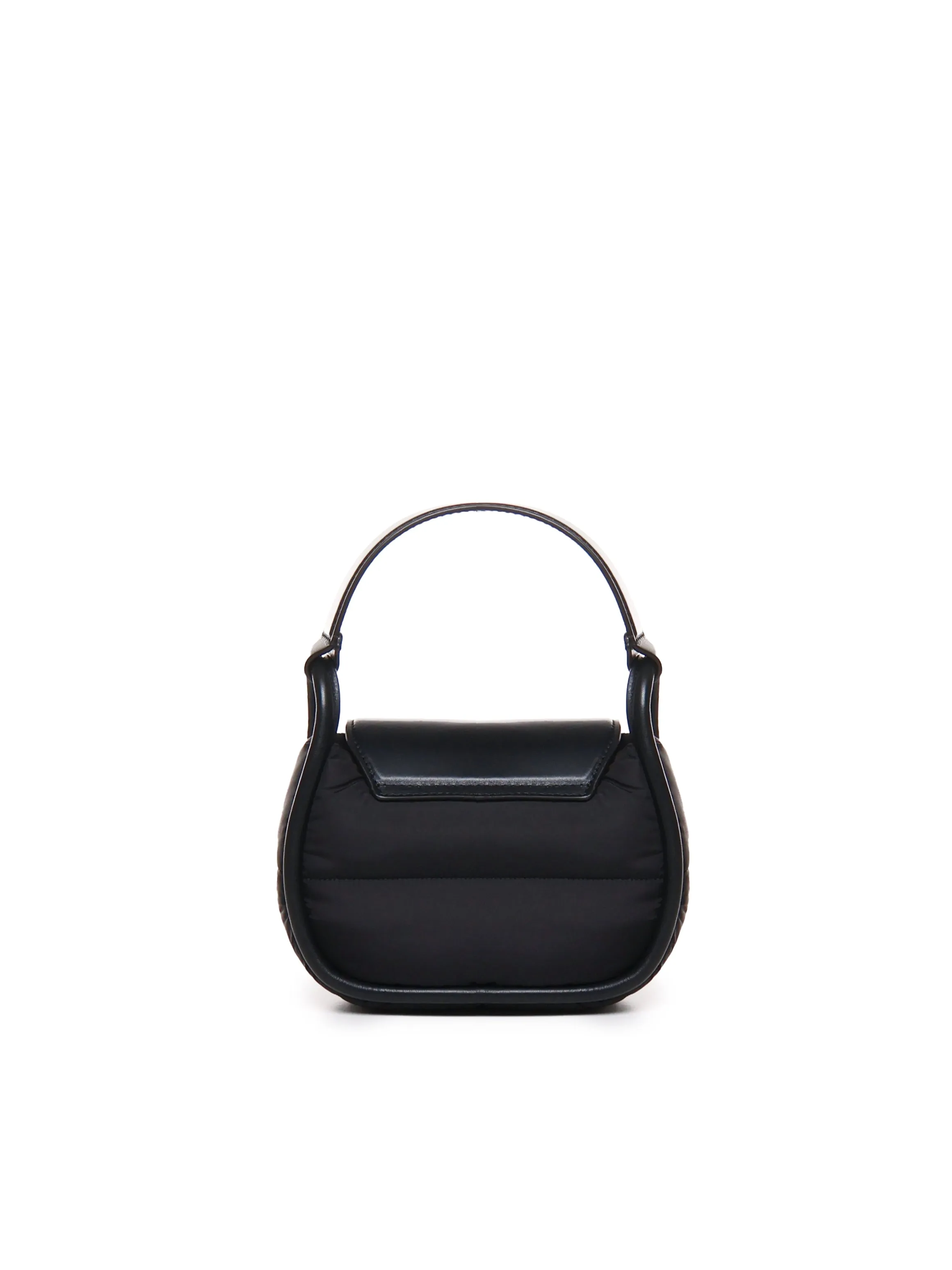 Tiarna Black Leather Crossbody Bag