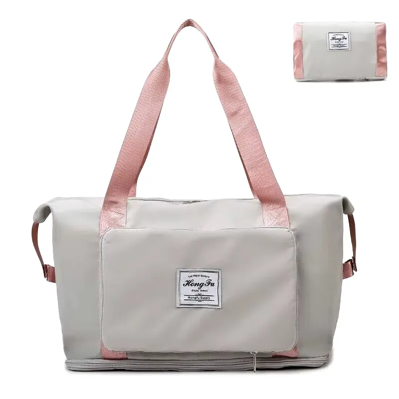 Travel Bag Folding Portable Large-Capacity Short-Distance Business Trip Duffel Storage Package Swimming Yoga Fitness Packet