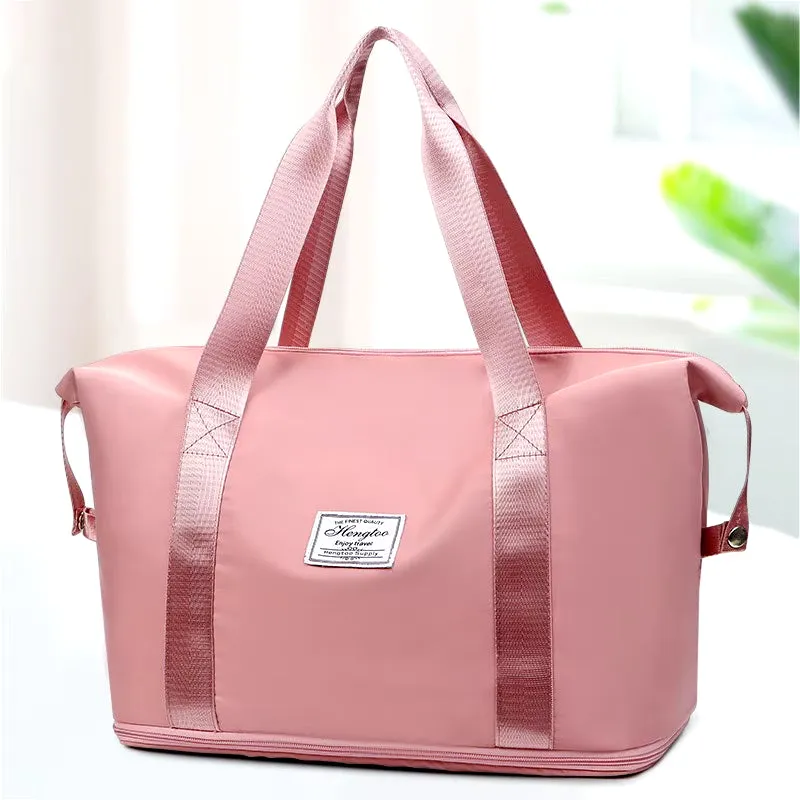 Travel Bag Folding Portable Large-Capacity Short-Distance Business Trip Duffel Storage Package Swimming Yoga Fitness Packet