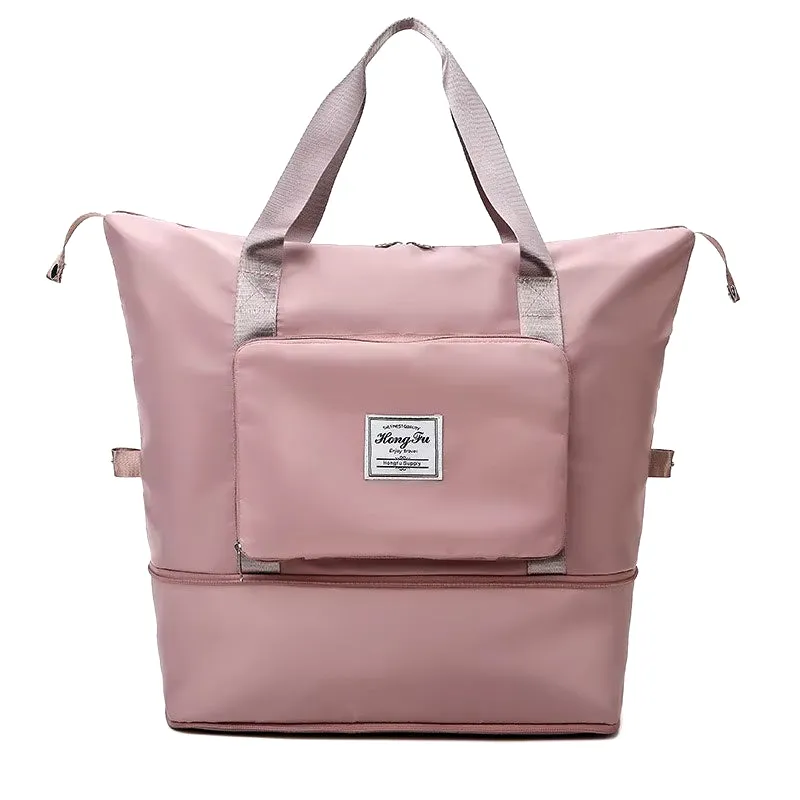 Travel Bag Folding Portable Large-Capacity Short-Distance Business Trip Duffel Storage Package Swimming Yoga Fitness Packet