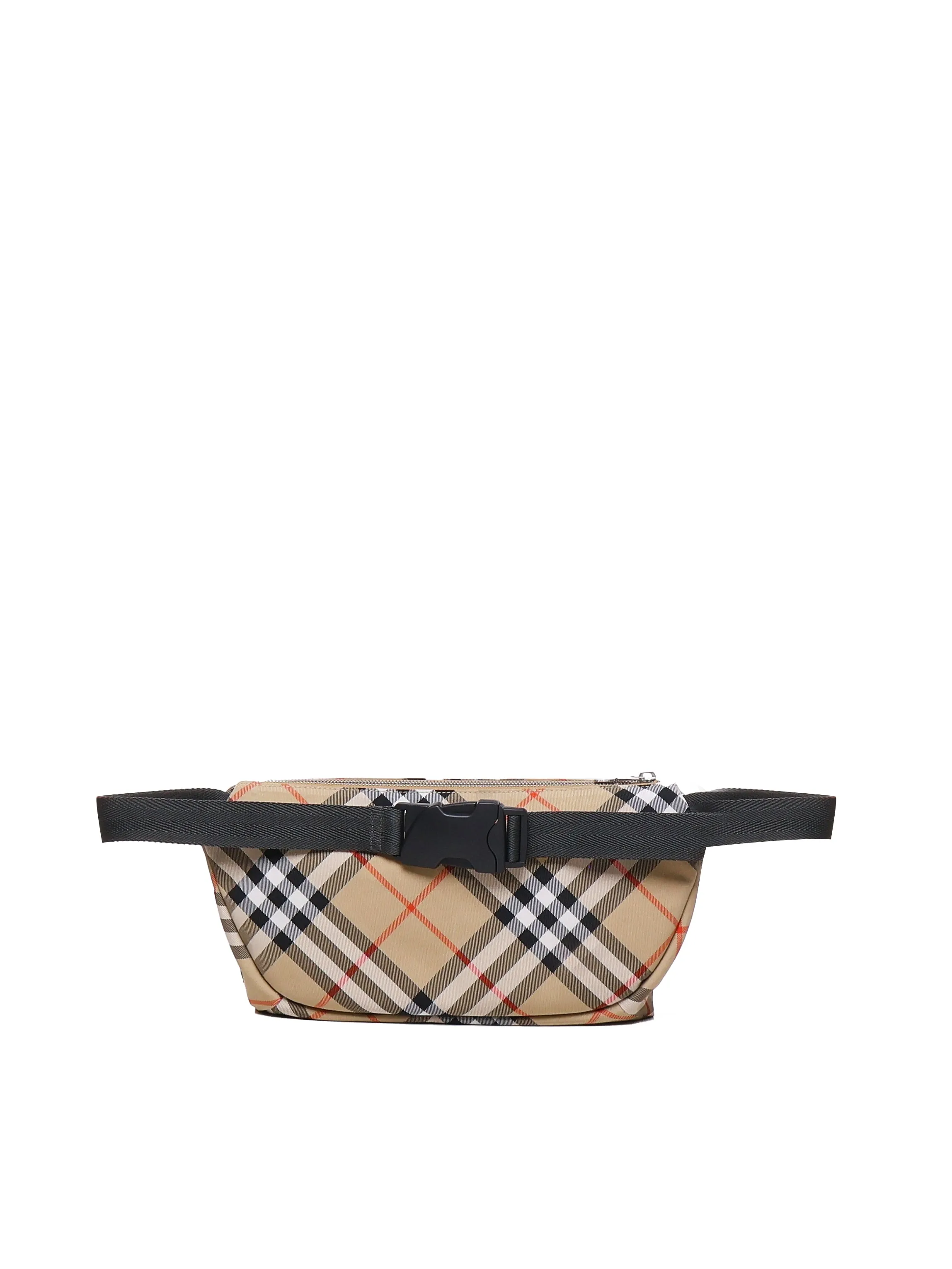 Vintage Check Nylon Pouch Bag