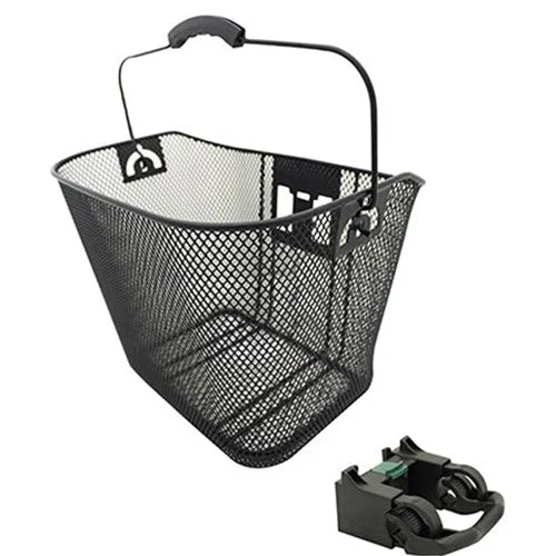 X TECH BASKET FRONT URBAN WIRE QUICK RELEASE BLACK (2I2)