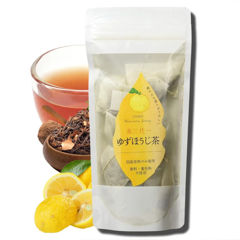 Yuzu Infused Hojicha Tea